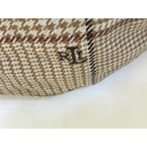 Ralph Lauren Brown Plaid Canvas Hobo Shoulder Bag – Classic - Picture 4 of 13